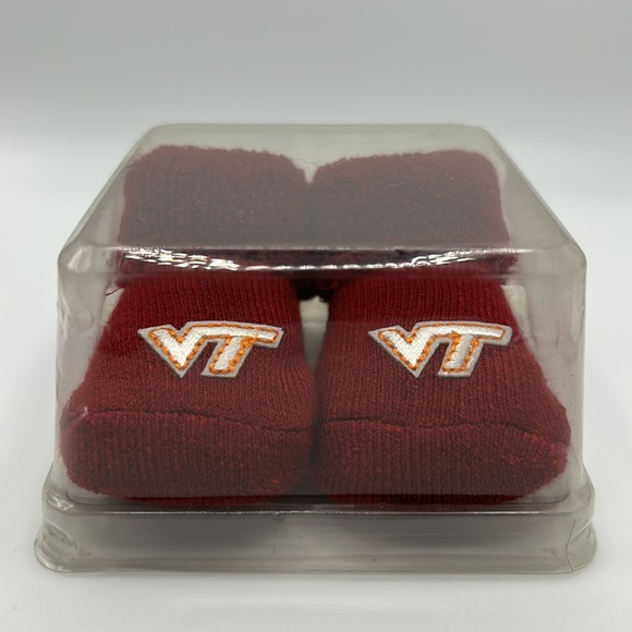 Virginia Tech Baby Booties - Picture 5 of 6